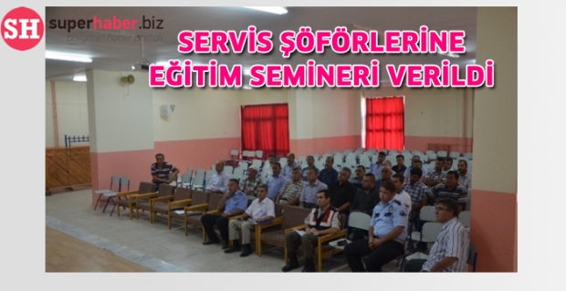 Şarkikaraağaç'ta Servis Şoförlerine Eğitim Semineri Verildi