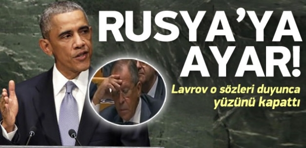 Rusya'yı eleştirdi; Lavrov yüzünü kapattı