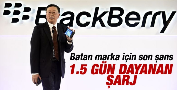 BlackBerry yeni telefonu Passport'u tanıttı