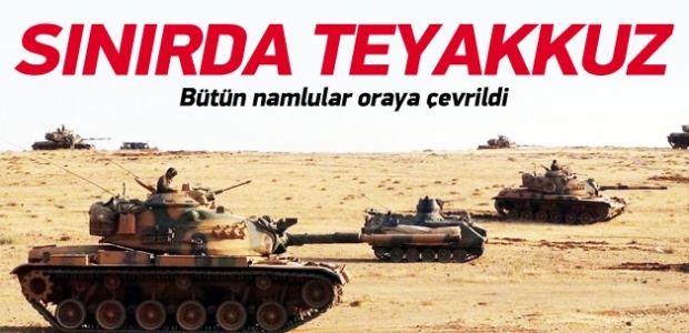 Sınırda teyakkuz durumu: Namluların yönü çevirildi