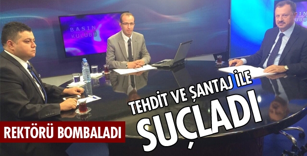 Ak Parti'den Rektör İbicioğlu'na Gözdağı