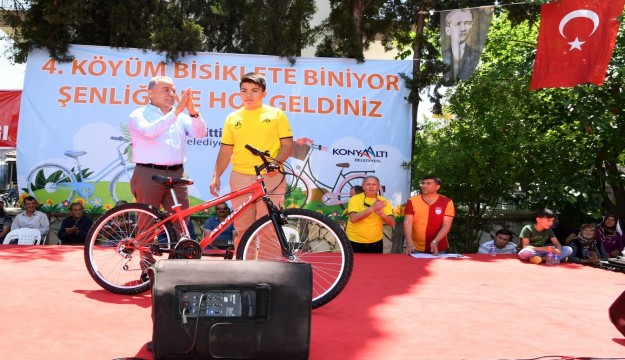 4.Köyüm Bisiklete Biniyor Şenliği’nde renkli görüntüler   