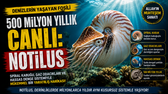 500 milyon yıllık deniz canlısı: Notilusun hayranlık uyandıran yaşamı