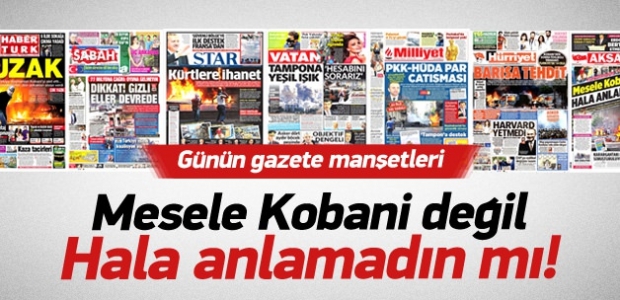 9 Ekim Gazete manşetleri