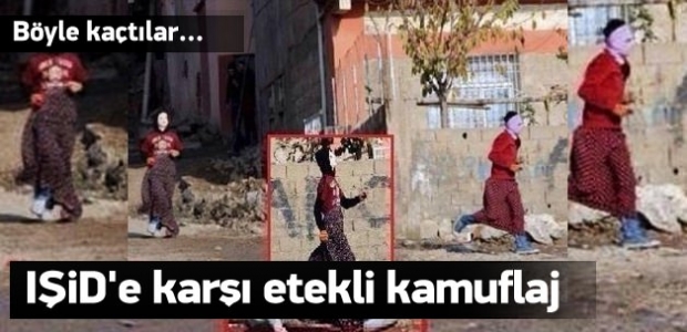 IŞİD'e karşı etekli kamuflaj!