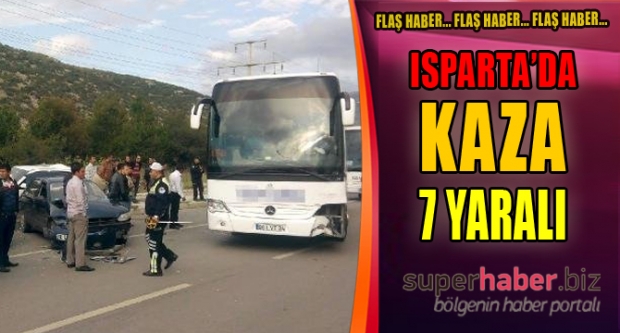 Isparta'da Kaza: 7 Yaralı