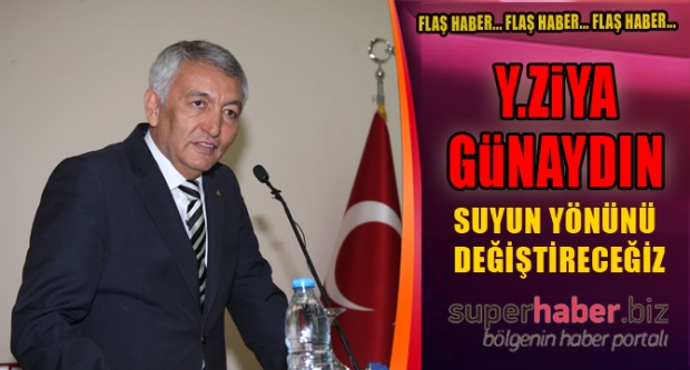Suyun yönünü değiştireceğiz