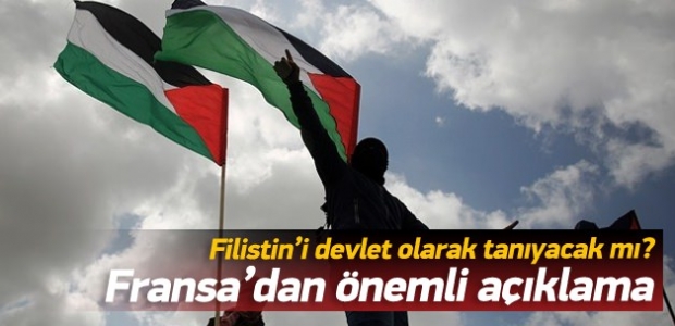 Fransa'dan önemli Filistin açıklaması
