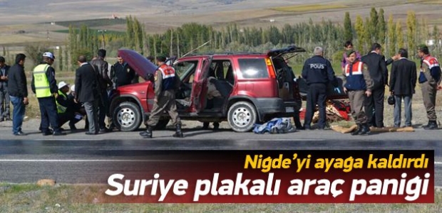 Niğde'yi alarma geçiren araç
