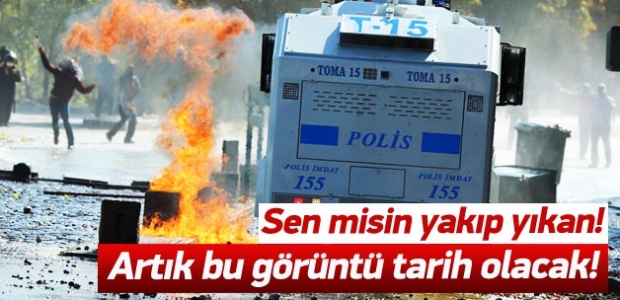 Polise Alman talimatı: Yakıp yıkan bitecek
