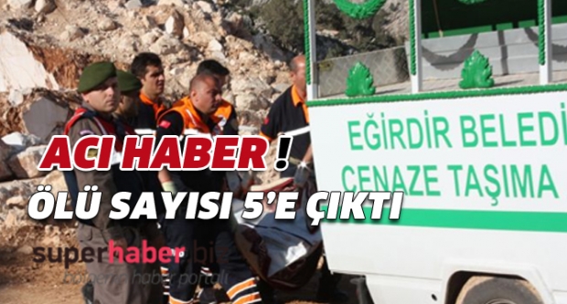 Acı Haber: Ölü Sayısı 5'e Yükseldi