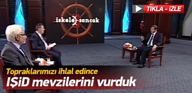 Davutoğlu: IŞİD'i geçen sene vurduk!