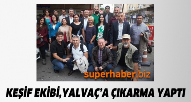 Keşif Ekibi, Yalvaç'a Çıkarma Yaptı