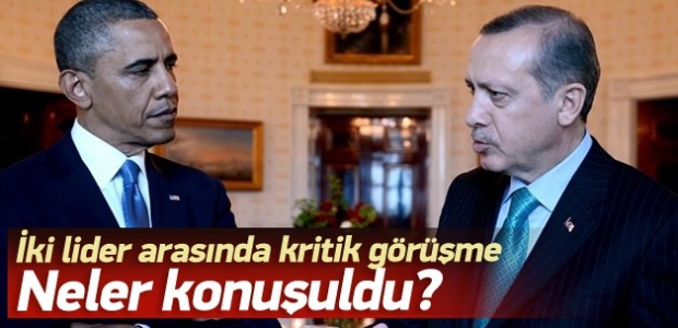 Erdoğan, Obama ile görüştü