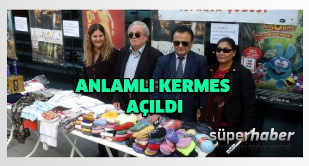 Anlamlı kermes açıldı