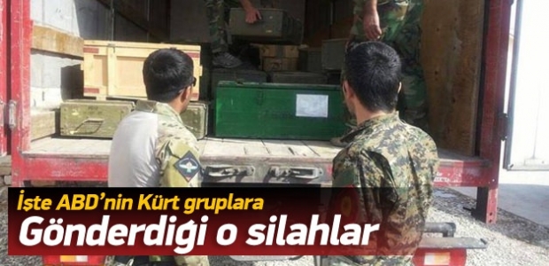 İşte ABD'nin Kobani'ye gönderdiği silahlar