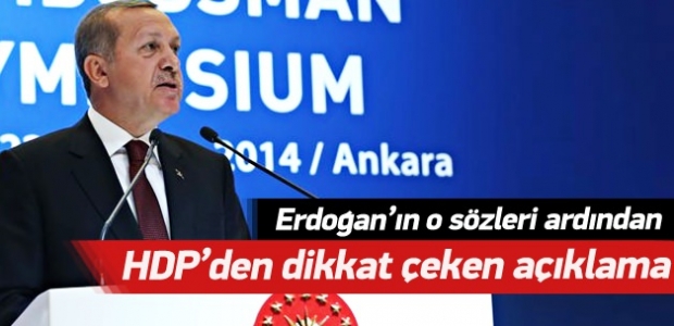 HDP'den dikkat çeken açıklama