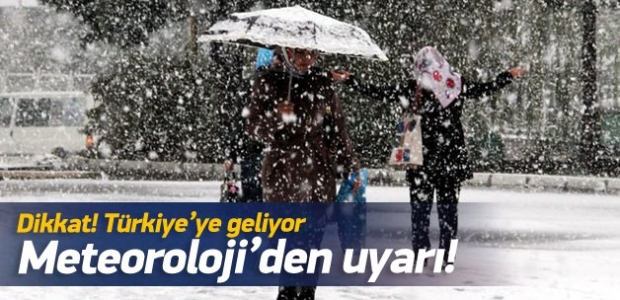 Kar yağışı Türkiye'ye doğru ilerliyor!