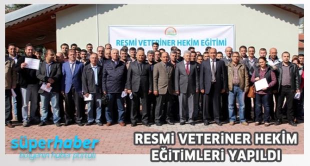 İl Müdürlüğümüzde Resmi Veteriner Hekim Eğitimleri yapıldı