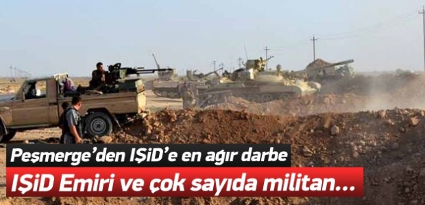 Peşmerge'den IŞİD'e çok ağır darbe!