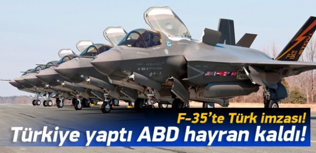 F-35'e Türk damgası!