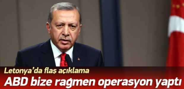 Erdoğan'dan Letonya'da önemli açıklamalar