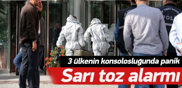 İstanbul'da 'sarı toz' alarmı