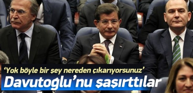 Davutoğlu: Nereden çıkıyor bunlar