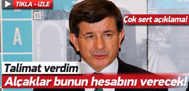 Başbakan'dan çok sert açıklama!