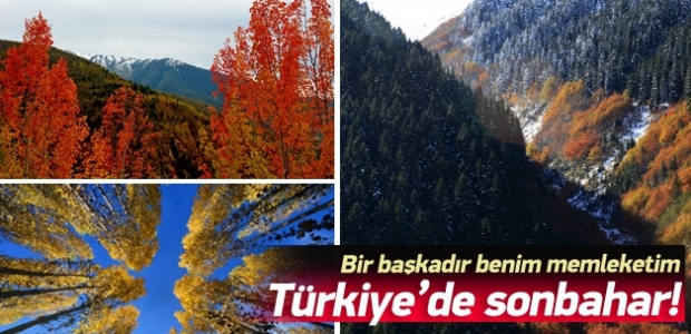 Türkiye'de muhteşem sonbahar
