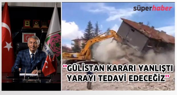 GÜLİSTAN KARARI YANLIŞTI YARAYI TEDAVİ EDECEĞİZ