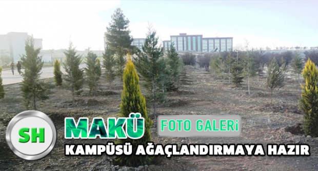 MAKÜ Kampüsü Ağaçlandırmaya Hazır