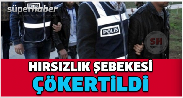 Isparta’da Hırsızlık Şebekesi Çökertildi!