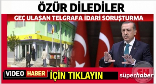 Özür dilediler