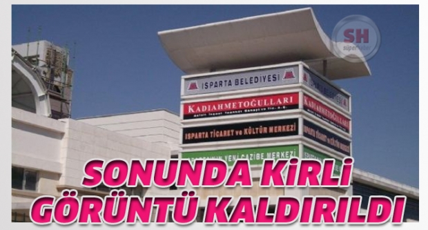 ITKM'nin önündeki kirli görüntü nihayet aldırıldı