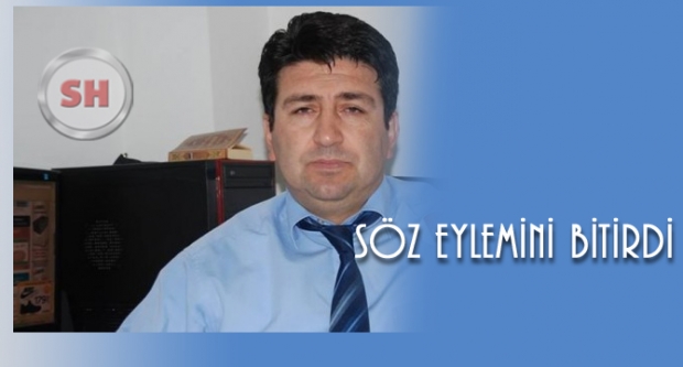 Söz eylemini bitirdi