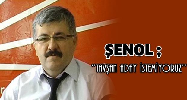 ŞENOL;Tavşan aday istemiyoruz