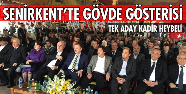 SENİRKENT KONGRESİ BAŞLADI