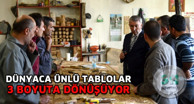 DÜNYACA ÜNLÜ TABLOLAR 3 BOYUTA DÖNÜŞÜYOR