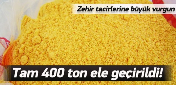 Mersin'de 400 ton GDO'lu mısır ele geçti