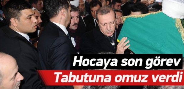 Erdoğan hocası Öztürk'ü son yolculuğuna uğurladı