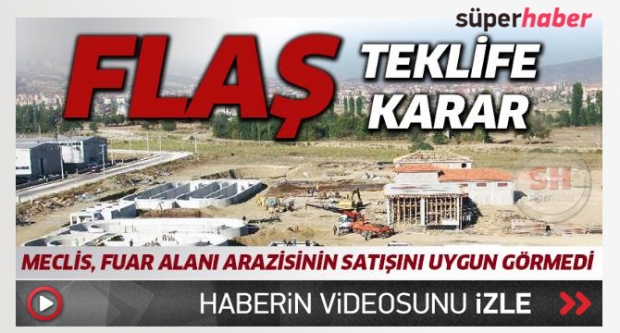 FLAŞ TEKLİFE FLAŞ KARAR