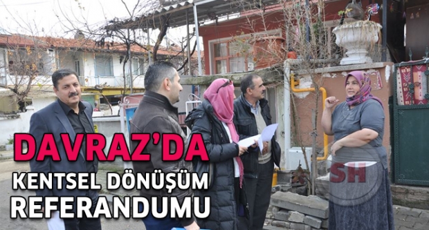Davraz’da Kentsel Dönşüm Referandumu