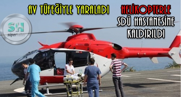 KAYINBİRADERİNİ AV TÜFEĞİYLE YARALADI