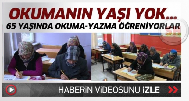 Okumanın yaşı yok…