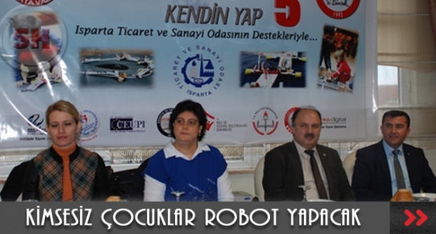 Kimsesiz çocuklar robot yapacak