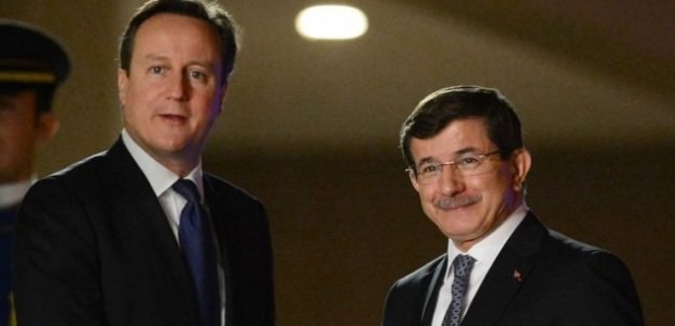 Davutoğlu ve Cameron'dan ortak basın toplantısı