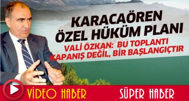 Karacaören özel hüküm planı