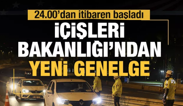  81 İl Valiliğine Şehir Giriş - Çıkış Tedbirleri genelge gönderildi