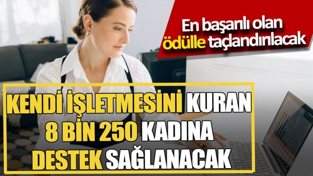 81 ilde Kendi işletmesini kuran 8 bin 250 kadına destek sağlanacak